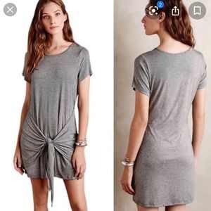 Anthropologie Front Tie Dress
